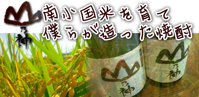 僕らが造った焼酎 南小国米を育て僕らが造った焼酎