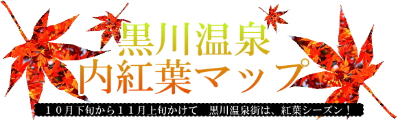 黒川温泉紅葉情報